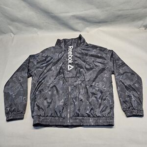 Reebok Black Printed‎ Track Jacket Mens Size Medium